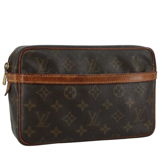 LOUIS VUITTON Monogram Compiegne 23 Clutch Bag - Picture 1 of 15